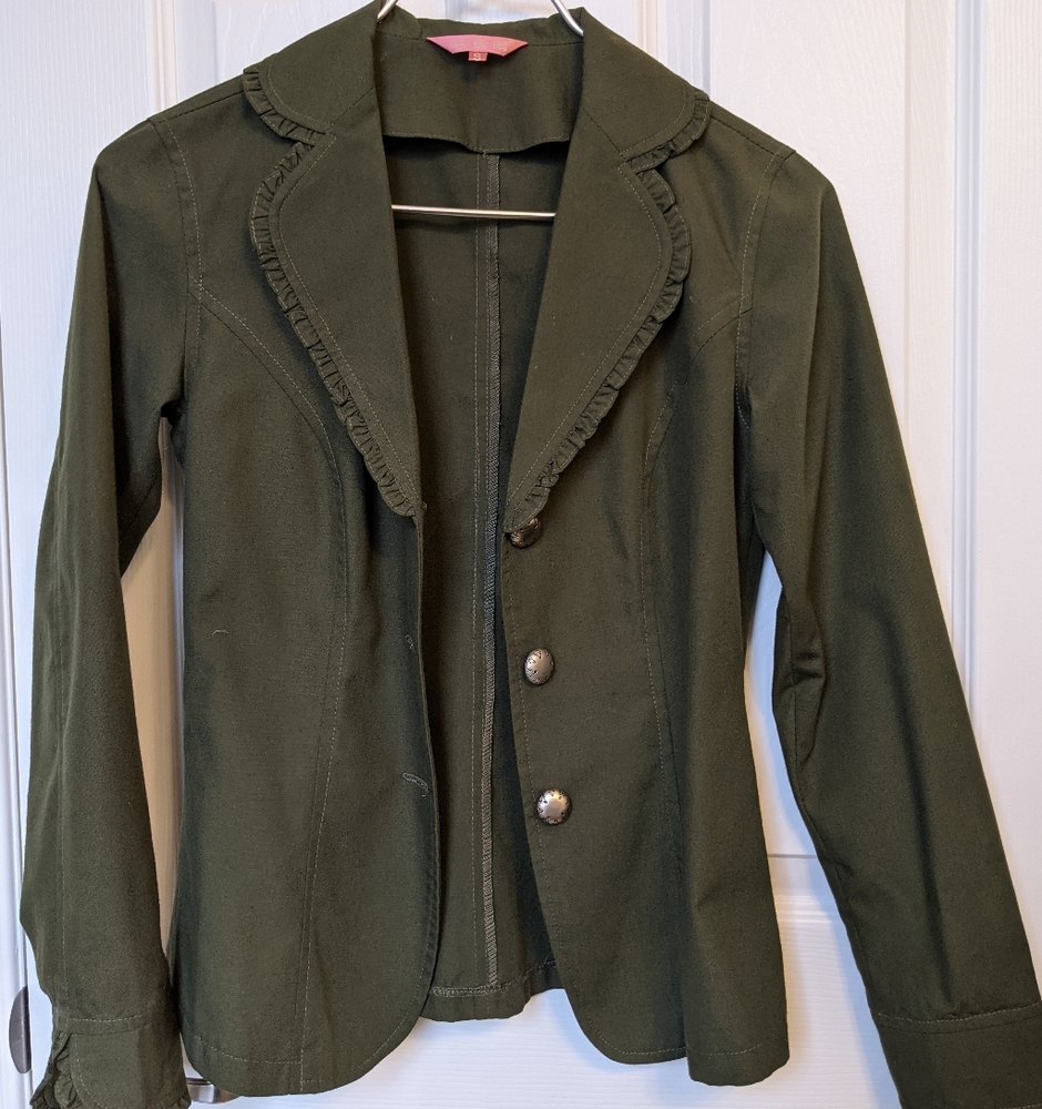 3/$15 Army Green Blazer